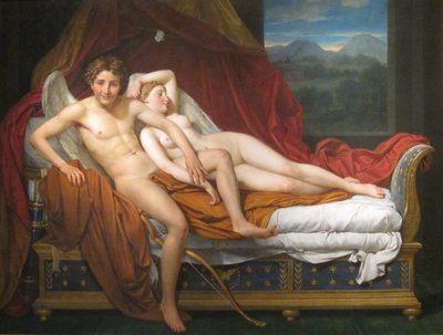 Cupido e Psiche da Jacques Louis David